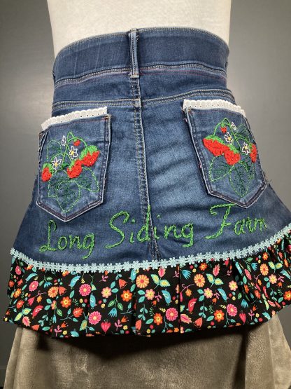 Custom Hand Embroidered/Painted Market Apron - Image 2
